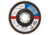 BOSCH Fächerschleifscheibe X431, Standard for Metal, 115 mm, 22,23 mm, 80 2608603654